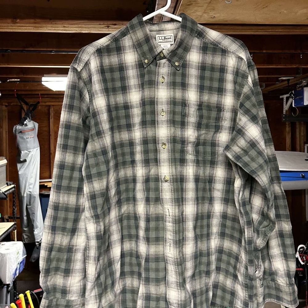 L.L. Bean Mens Large Flannel